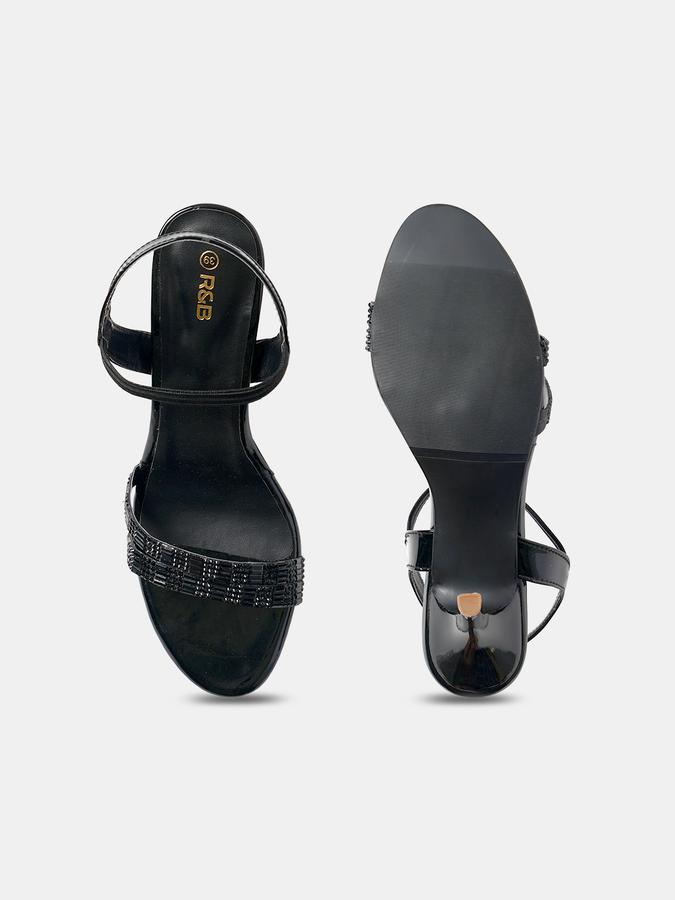 R&B Women Black Heels image number 3