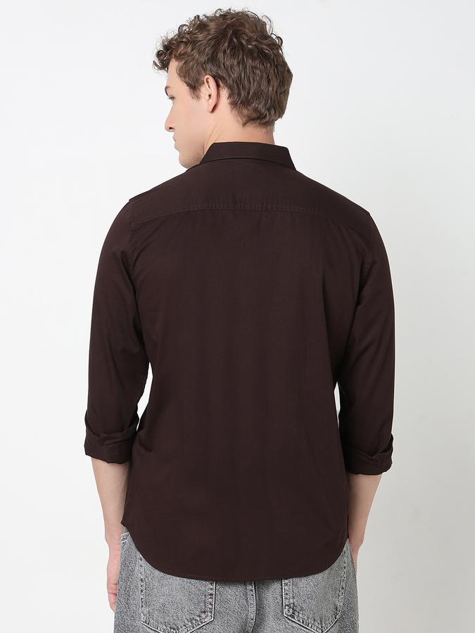 R&B MENS Long sleeves Casual Solid SHIRT image number 3