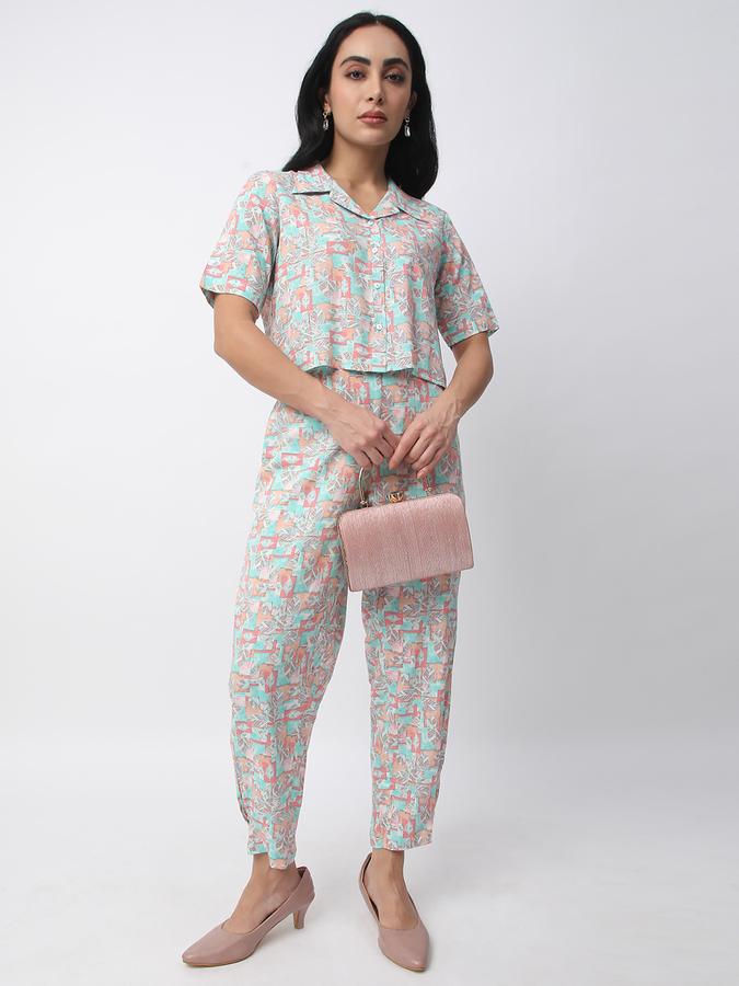 Women Viscose Printed Kurta And Pants Set