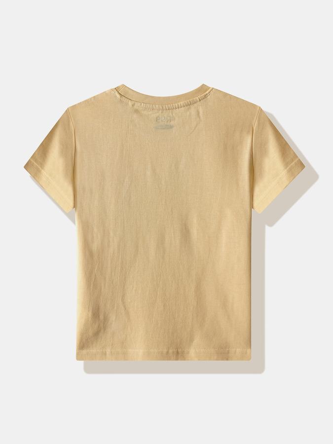 Boys Cotton Regular Fit Crew Neck Graphic T-shirt