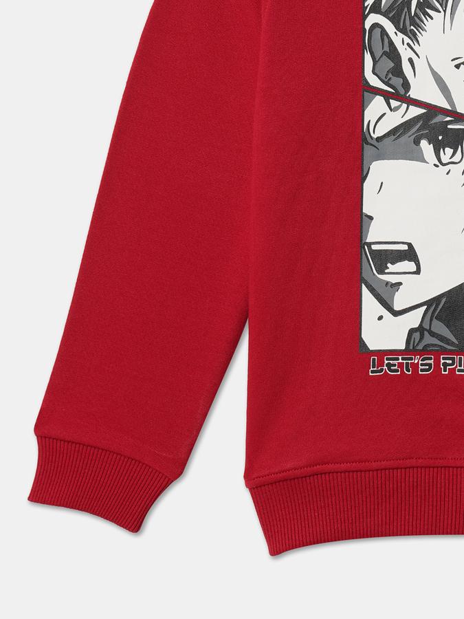 Full Sleeve Graphic Print Boys Sweatshirt image number 3