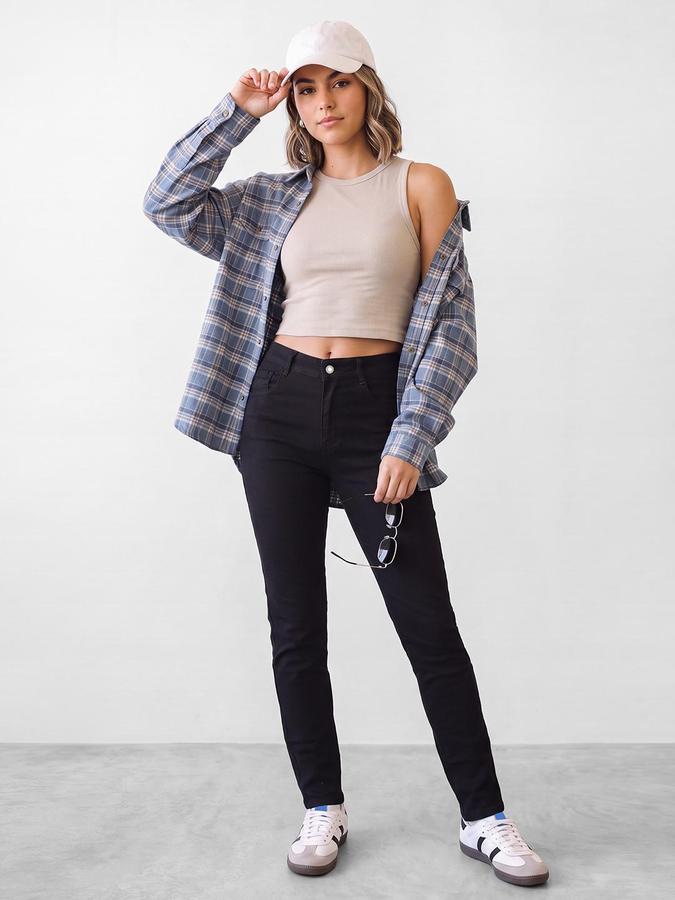 R&B Women Black High-Rise Denim Jeans
