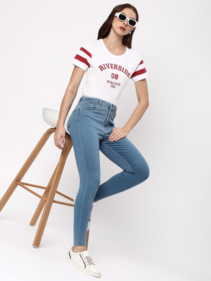 Women Mid-Rise Skinny Jeans image number 1