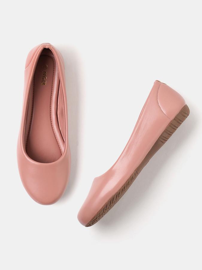 R&B Women Solid Round Toe Ballerinas image number 0