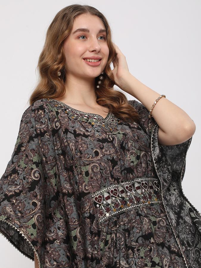 Women V-Neck Straight Kurta image number 0