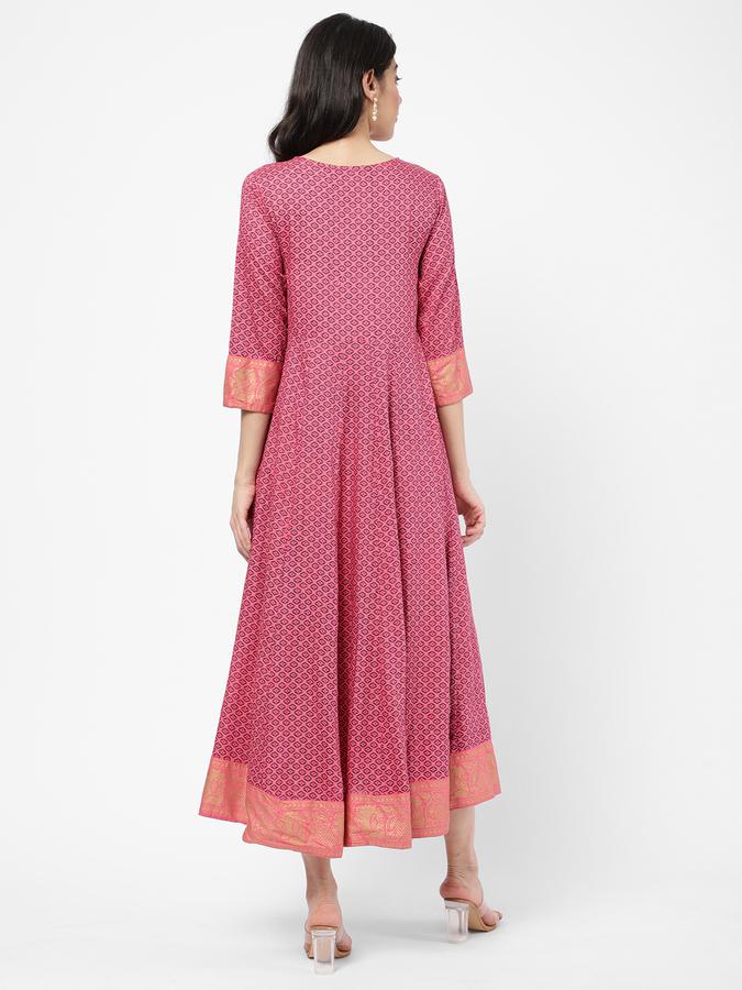 R&B Pink Women Kurtas image number 2
