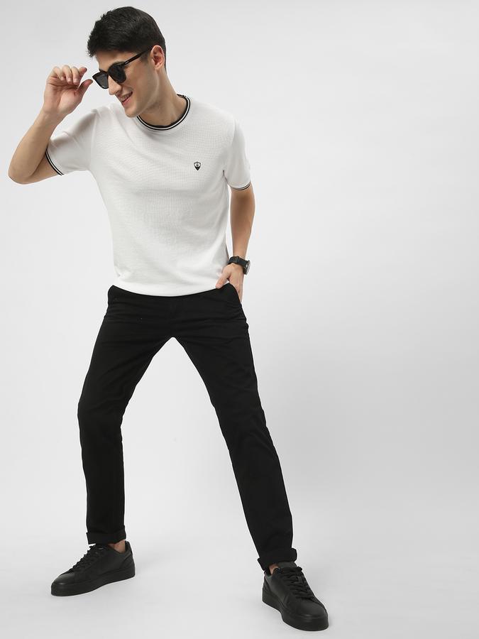Men Regular Fit Crew-Neck T-Shirt image number 1