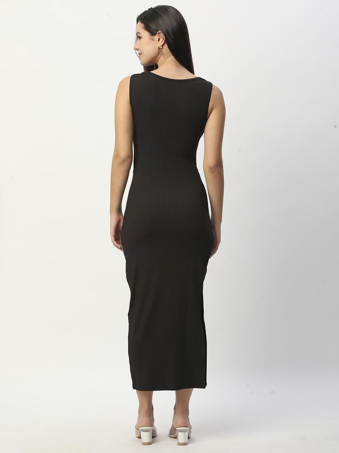Women Ribbed Bodycon Dress image number 2