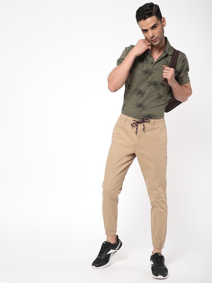 R&B Men Khaki Trousers image number 1