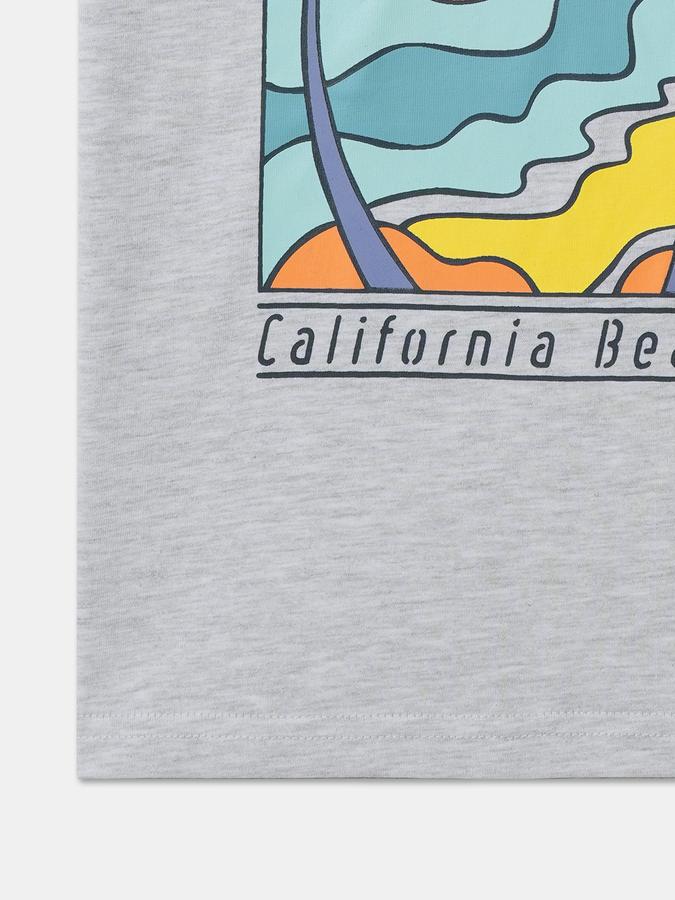 Boys Graphic Print Pure Cotton Regular T Shirt image number 3