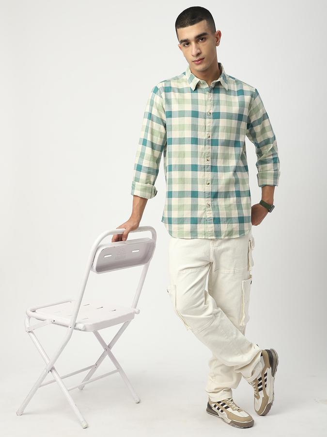 Men Checkered Casual Shirt data-index=