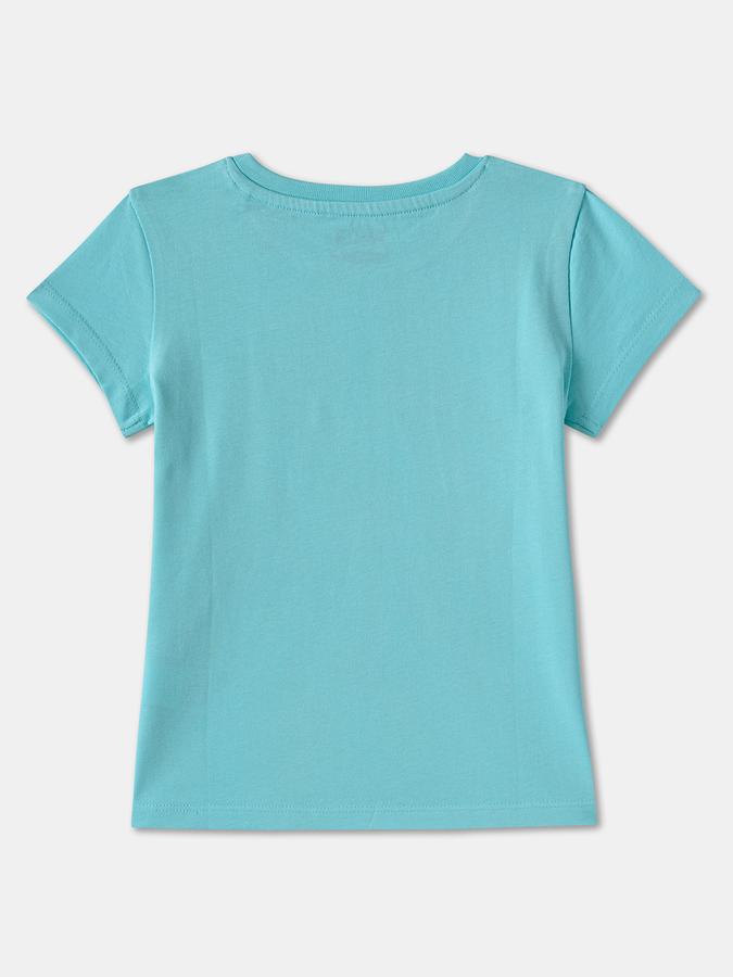 Girls Regular Fit Short Sleeve Crew Neck T-Shirt