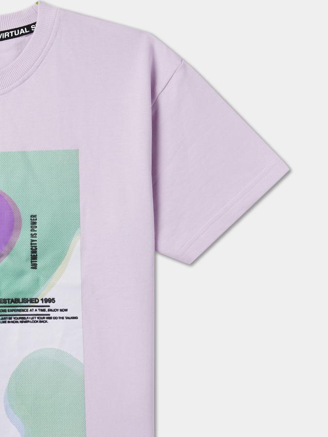 Boys Typographic Print Round-Neck Relaxed Fit T-Shirt image number 2