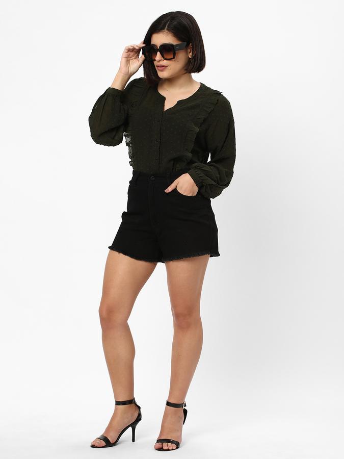 Women Swiss Dot Top image number 1