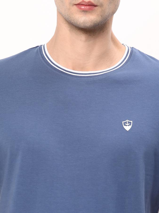 R&B Men Blue T-shirt image number 3