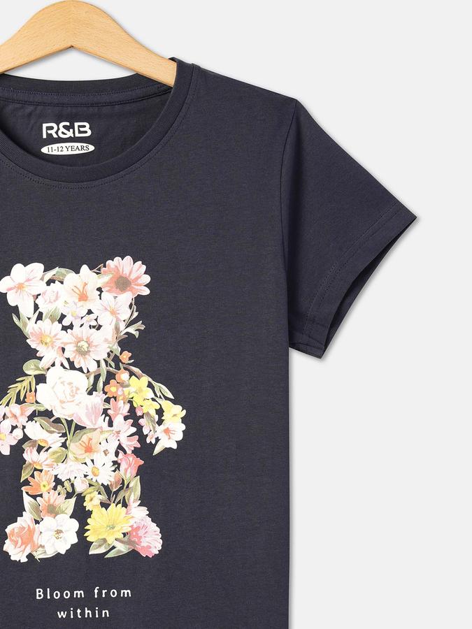 R&B Girl's Round Neck Graphic Tee image number 2