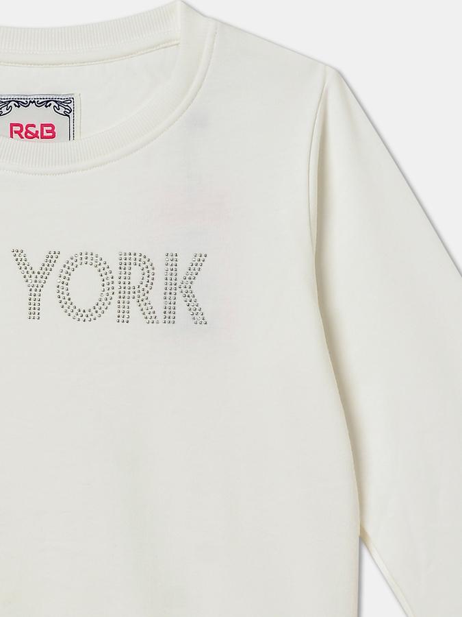 Full Sleeve Graphic Print Girls Sweatshirt image number 2