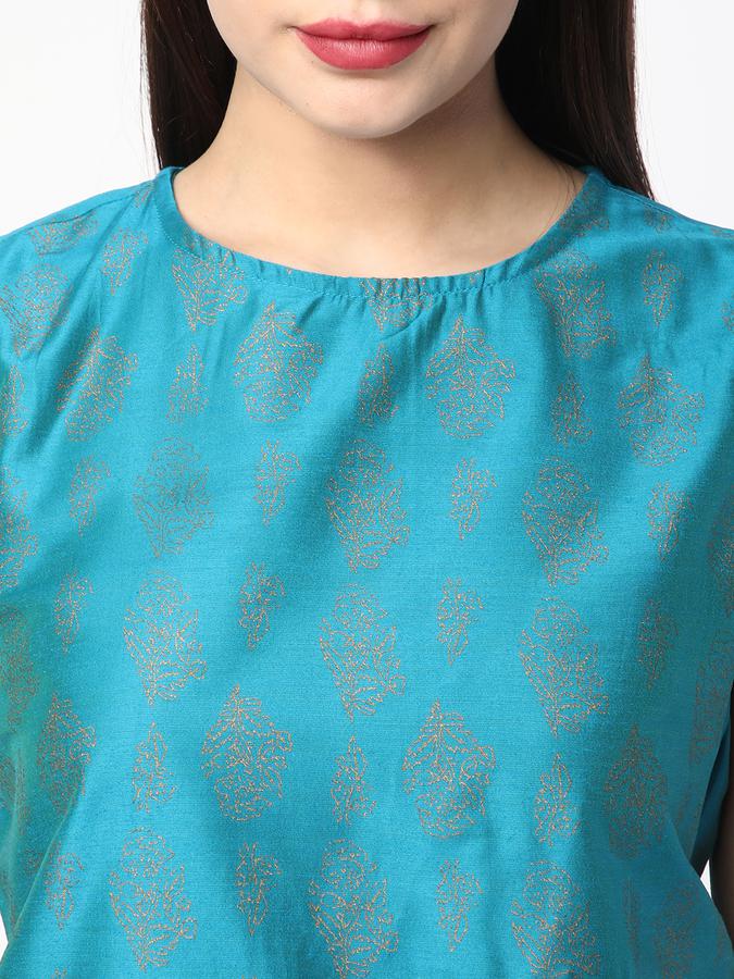 R&B Blue Women Tops & Kurtis image number 3