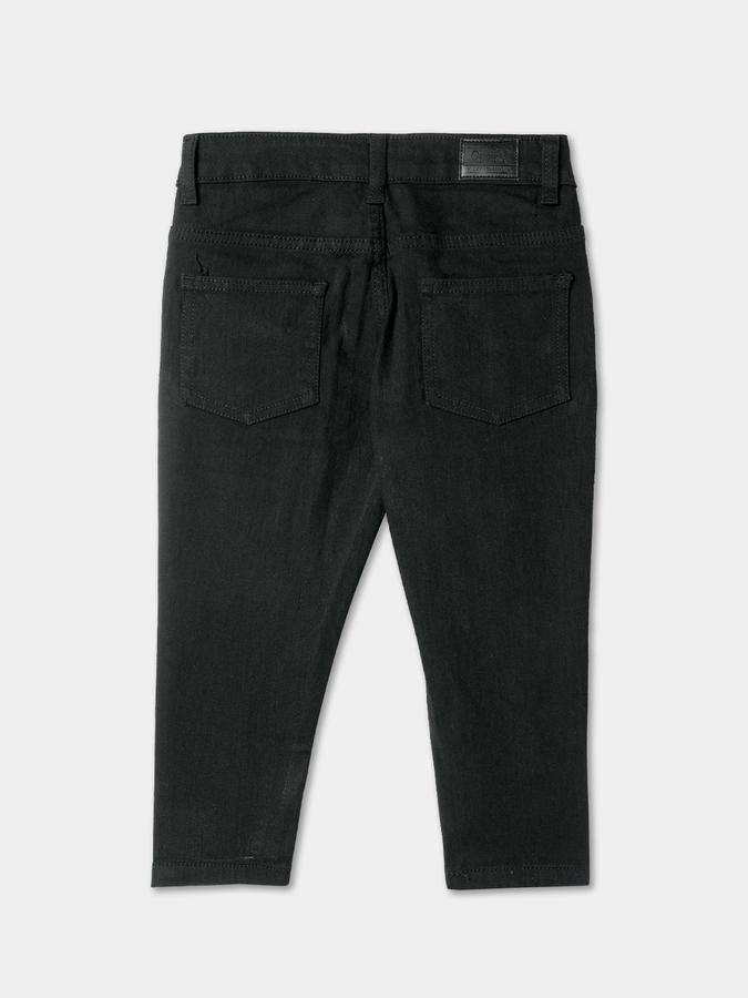 Girls Denim Regular Fit Mid-Rise Solid Jeans