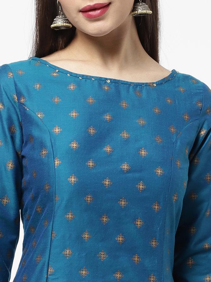 R&B Blue Women Kurtas image number 3