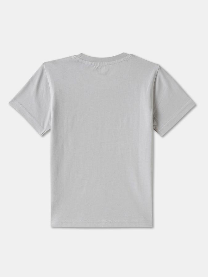 Boys Cotton Regular Fit Crew Neck Graphic T-shirt