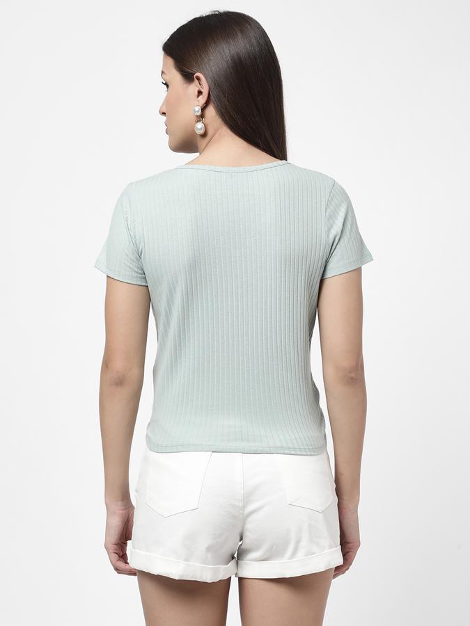 R&B Women's Printed Tie-Up Top image number 2