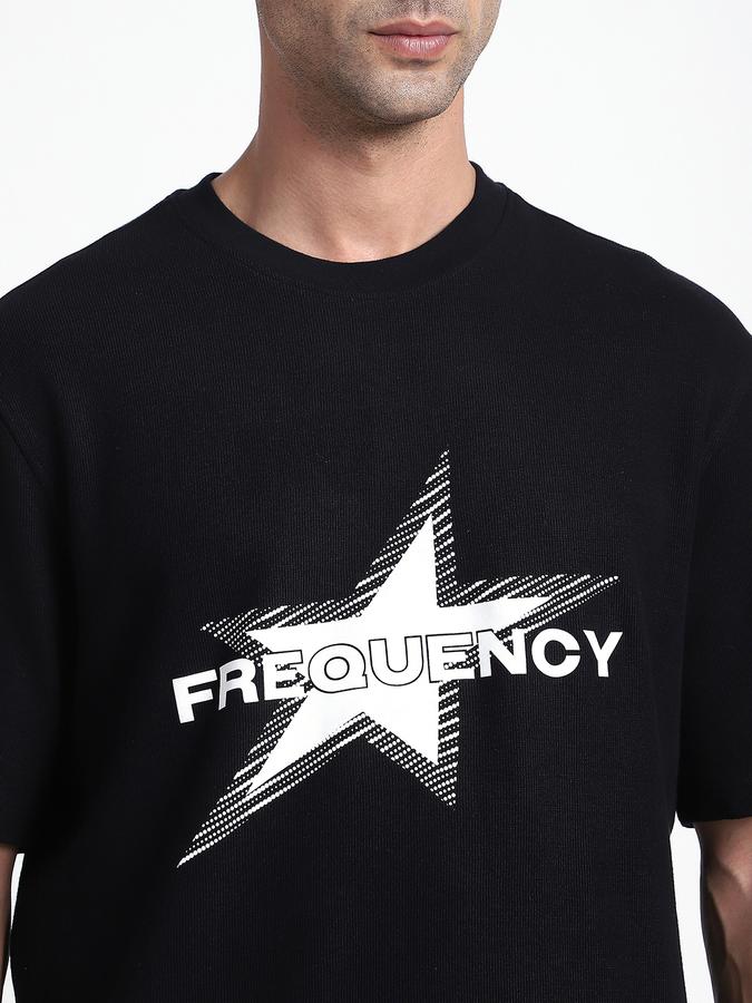 Men Cotton Regular Fit Crew Neck Graphic T-shirt