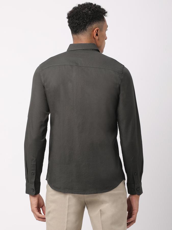 Men Regular Fit Spread-Collar Shirt image number 2
