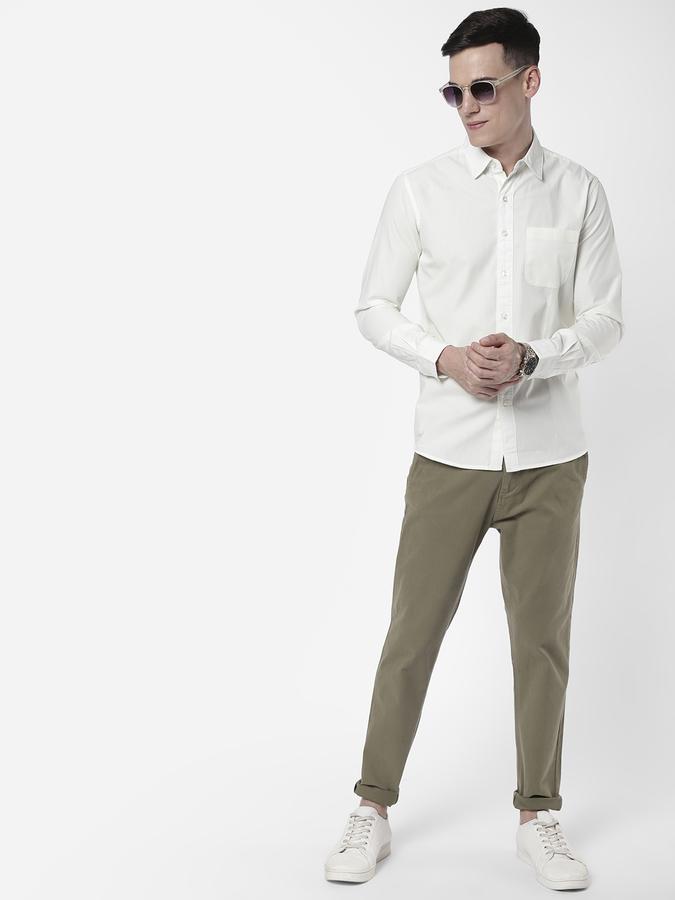 R&B Men White Casual Shirts data-index=