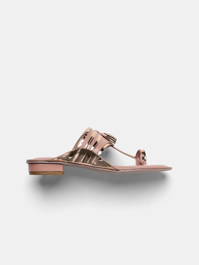 R&B Women Pink Flat Sandals image number 1