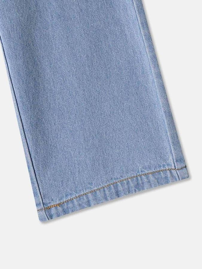 R&B Girls Blue Regular Fit Mid-Rise Jeans