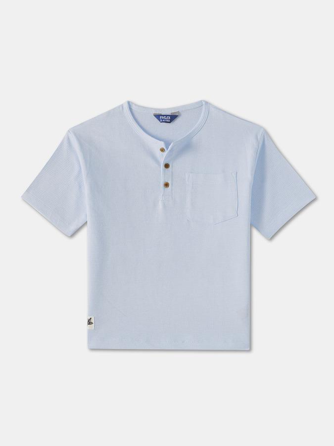 R&B BOYS SOLID REGULAR T-SHIRT