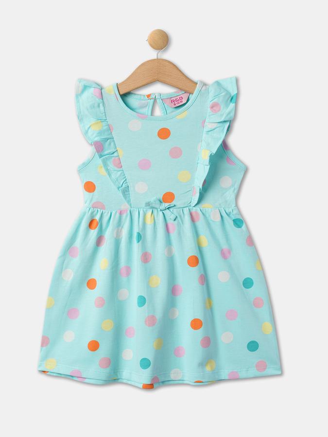 Girls Polka-Dot A-Line dress