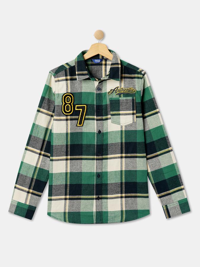 R&B Boys Green Shirt