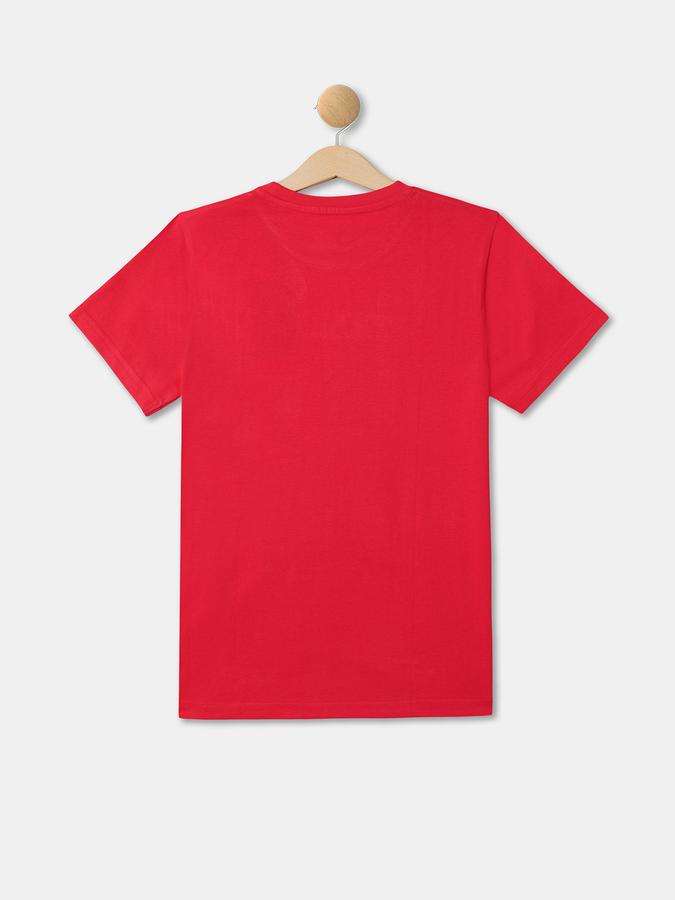Boys Relaxed Fit Round-Neck T-Shirt image number 1