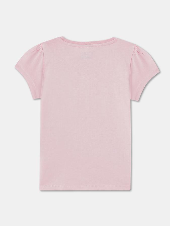 Girls Regular Fit Short Sleeve Crew Neck T-Shirt