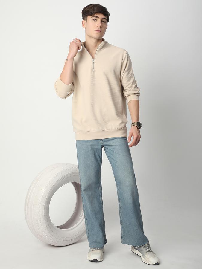 Full Sleeve Solid Men Sweatshirt image number 1