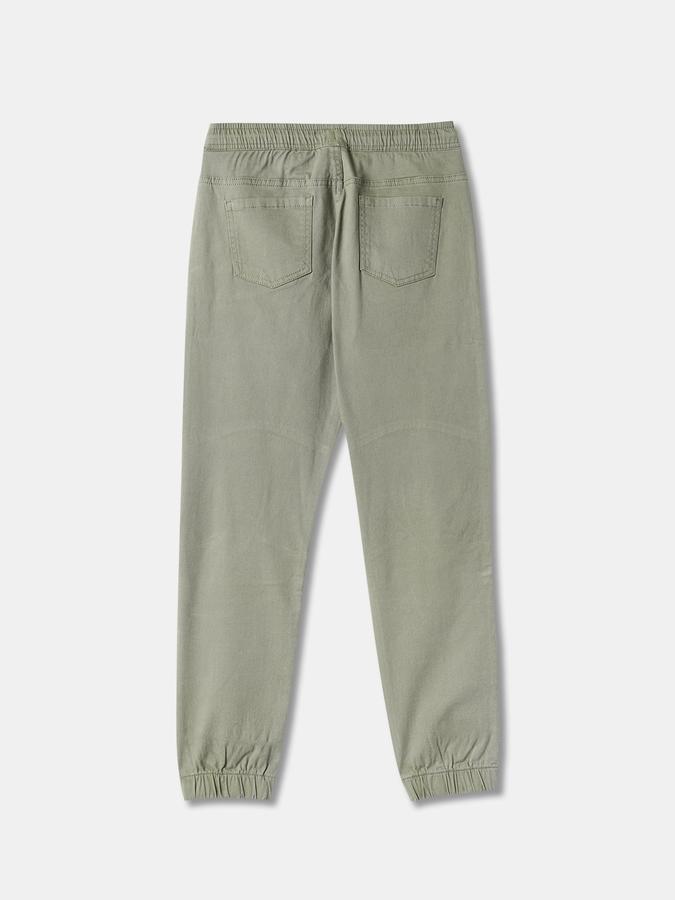 Boys Mid-Rise Straight Fit Trousers image number 1