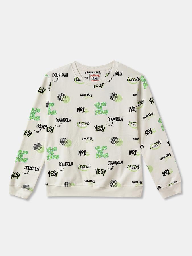Full Sleeve Graphic Print Boys Sweatshirt 