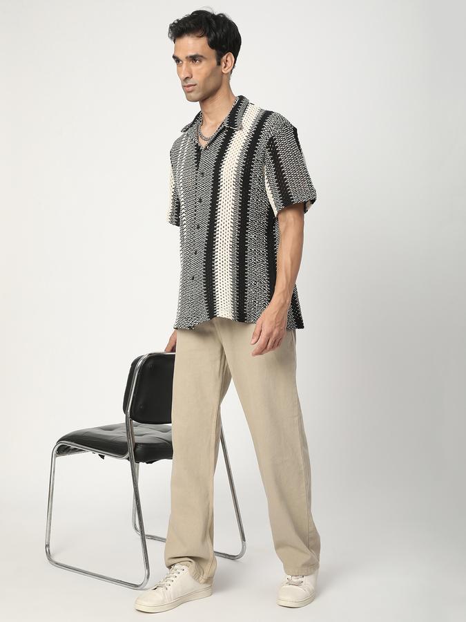 Men Self Design Casual Shirt image number 1