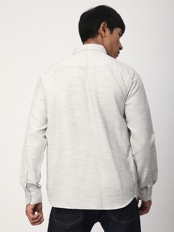 Men Self Design Casual Shirt image number 2