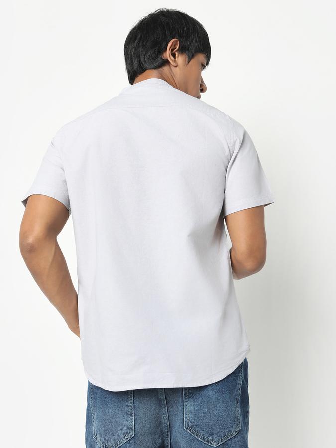 R&B Men's Solid Casual Shirt image number 3