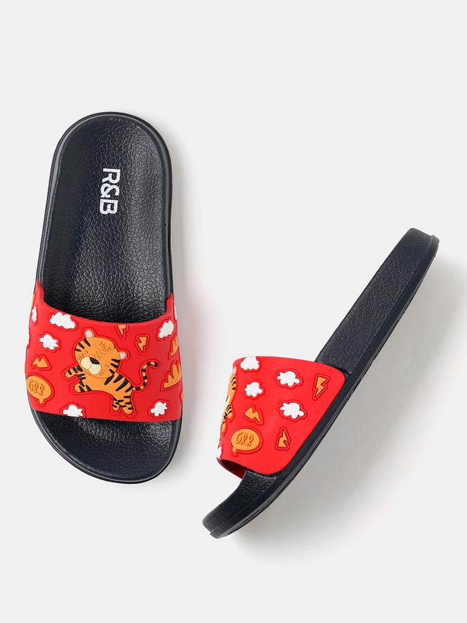 R&B Boys Red Slides image number 0