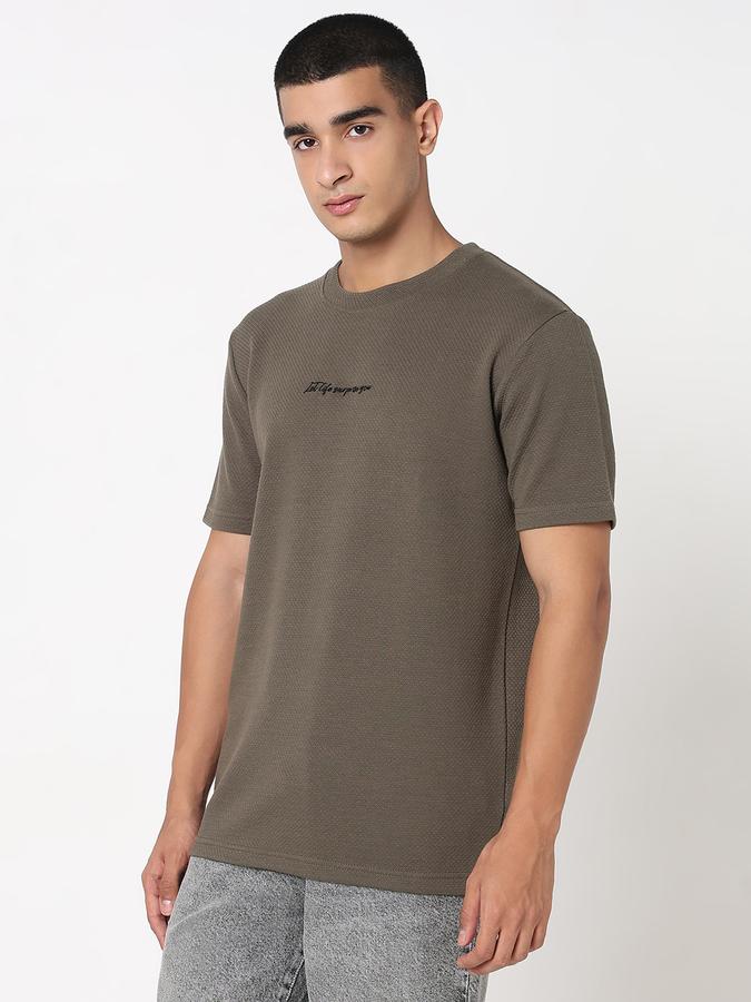 R&B MENS TEXTURE TEE, RELAX FIT image number 2