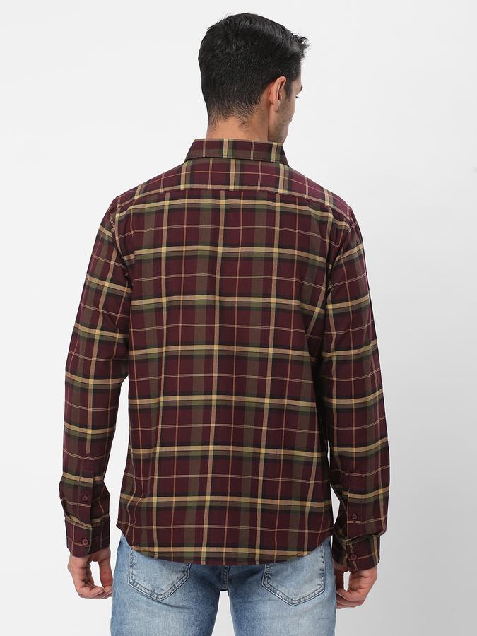 R&B Men's Checked Casual Shirt image number 2