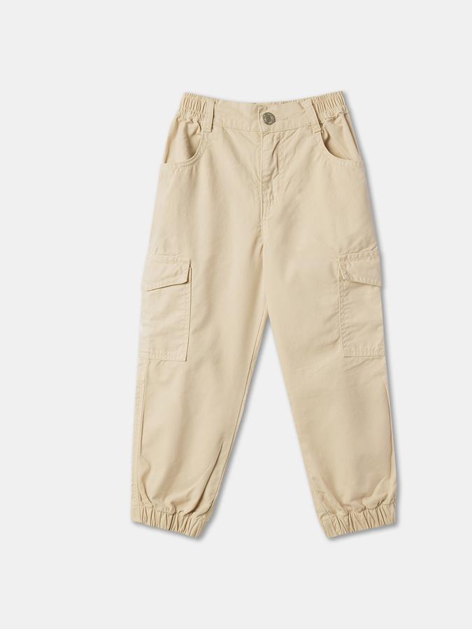 Girls Flat-Front Straight Fit Trousers