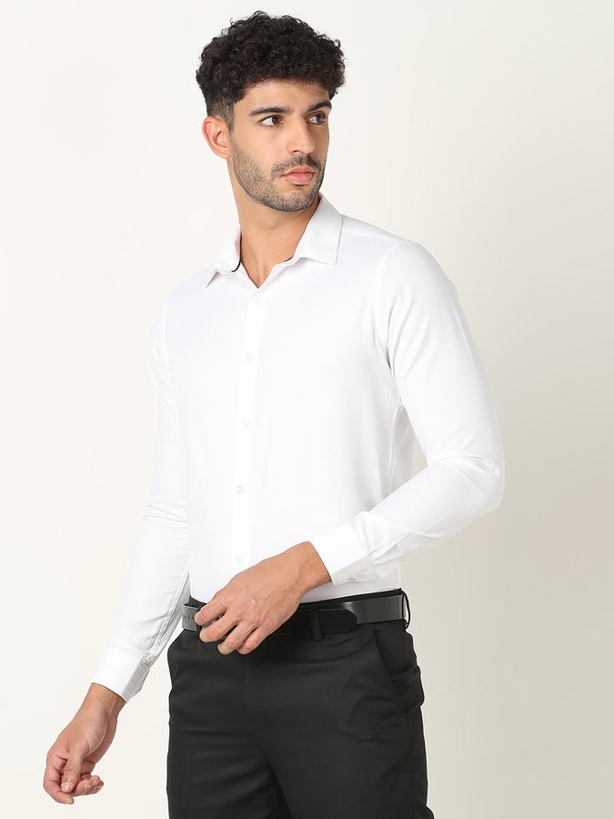 Men Spread Collar Slim Fit Shirt image number 1