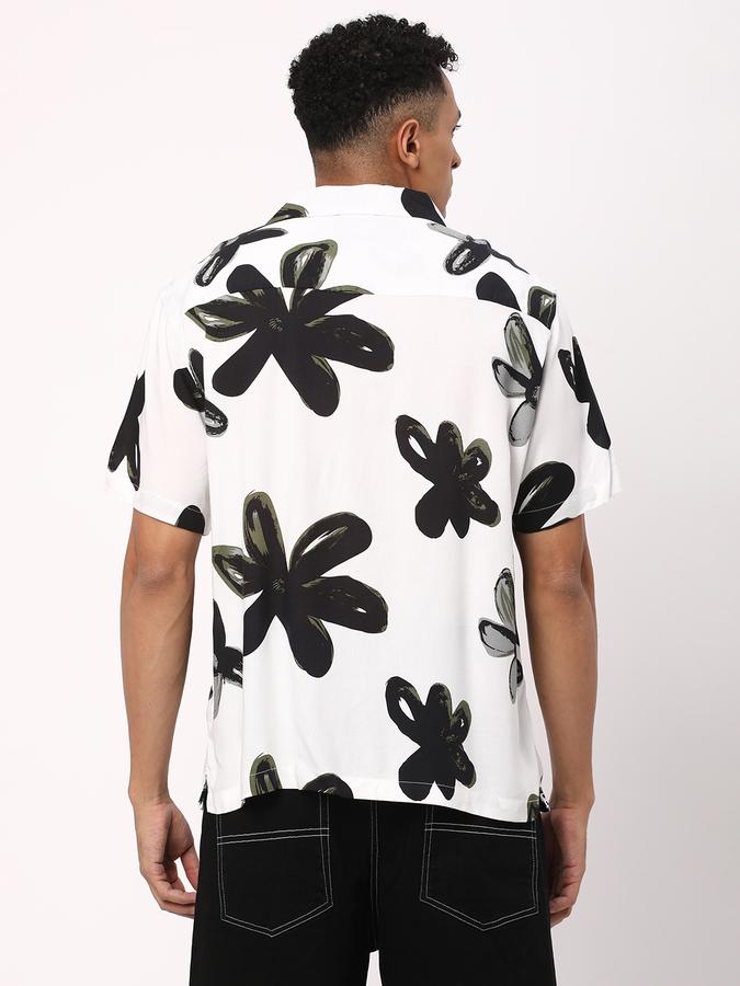Men Floral Print Regular Fit Shirt data-index=