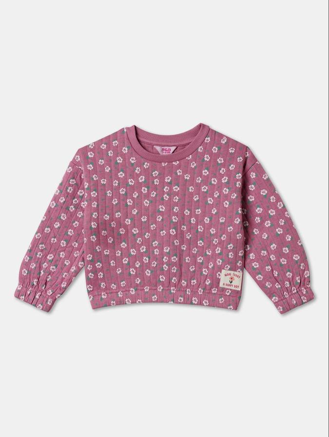 R&B Pink Printed Girls Clothing Set