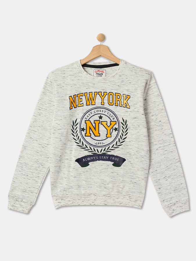 Boys Typographic Print Crew-Neck Sweatshirt image number 0
